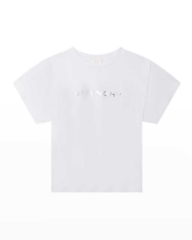 Girl's Metallic 4G Logo-Print T-Shirt, Size 8-14